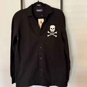 Rowing Blazers Black Rugby Button-down (unisex)